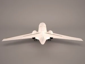 dassault mystere falcon 10 3D Model