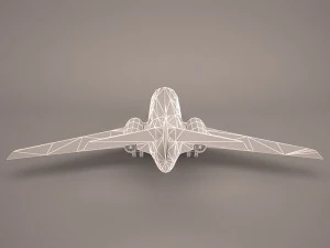 dassault mystere falcon 10 3D Model