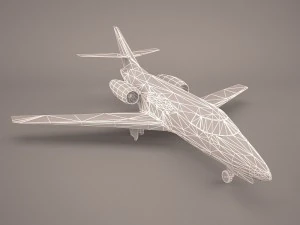 dassault mystere falcon 10 3D Model