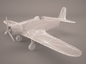 fiat g50 - italy airforce Modelo 3D