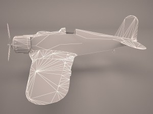 fiat g50 - italy airforce Modelo 3D