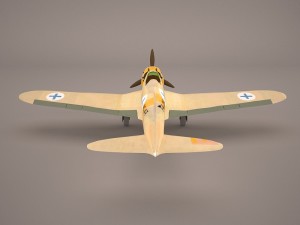 fiat g50 - italy airforce Modelo 3D