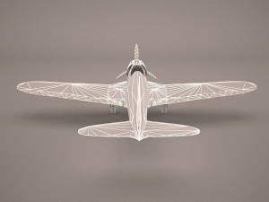 fiat g50 - italy airforce Modelo 3D