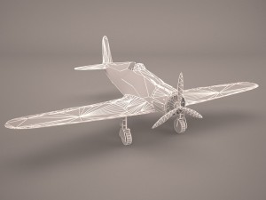 fiat g50 - italy airforce Modelo 3D