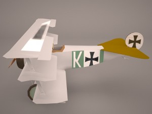 fokker dr-1 triplane 3D Model