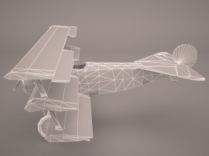 fokker dr-1 triplane 3D Model