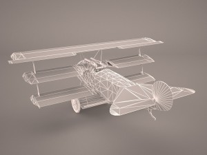 fokker dr-1 triplane 3D Model