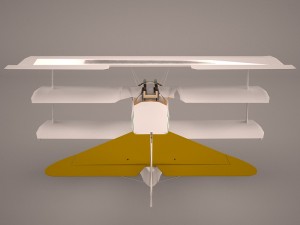 fokker dr-1 triplane 3D Model
