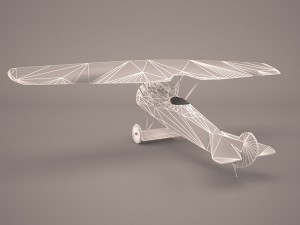 fokker d7 triplane 3D 모델