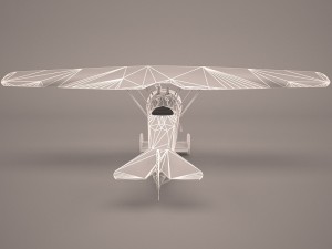 fokker d7 triplane 3D 모델