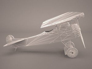 fokker d7 triplane 3D 모델