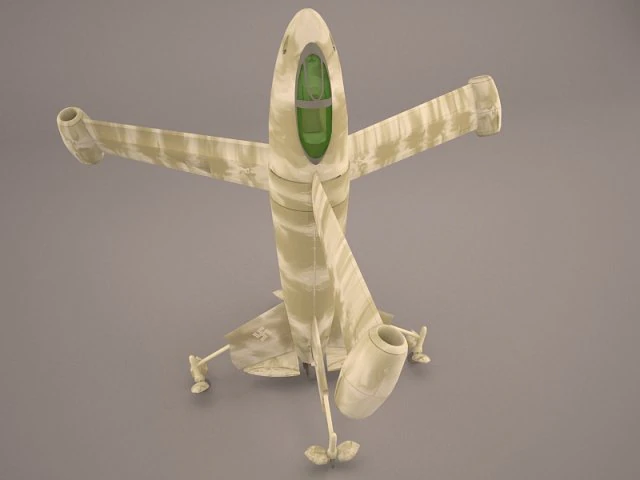 focke-wulf triebflugel 3D Model .c4d .max .obj .3ds .fbx .stl .blend 