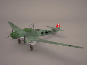 north american b-25 mitchell 3D Model