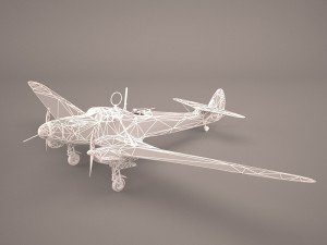 north american b-25 mitchell Modèle 3D