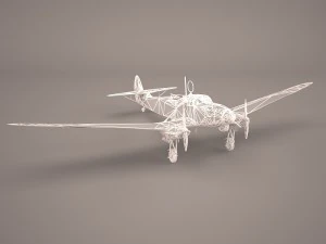 north american b-25 mitchell 3D Model