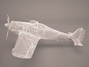 german wwii fighter aircraft fw 190 Modelo 3D