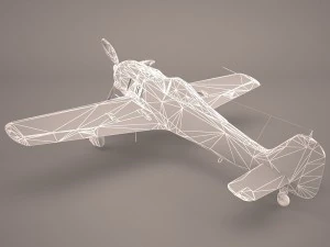 german wwii fighter aircraft fw 190 3D Model