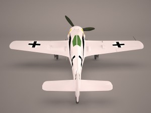 german wwii fighter aircraft fw 190 Modelo 3D