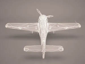 german wwii fighter aircraft fw 190 3D Model
