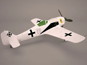 german wwii fighter aircraft fw 190 3D Model