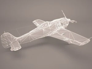 german wwii fighter aircraft fw 190 3D Model