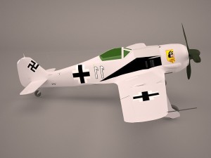 german wwii fighter aircraft fw 190 Modelo 3D