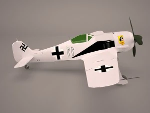 german wwii fighter aircraft fw 190 3D Model