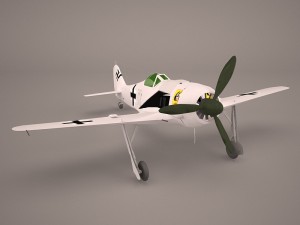german wwii fighter aircraft fw 190 Modelo 3D
