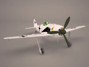german wwii fighter aircraft fw 190 3D Model