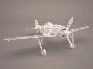 german wwii fighter aircraft fw 190 3D Model
