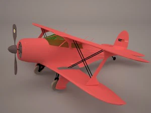 the consolidated model 14 fleet biplane 3D Model