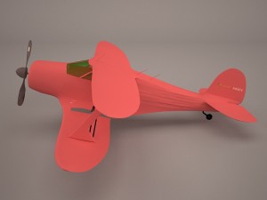 the consolidated model 14 fleet biplane 3D 模型