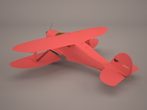 the consolidated model 14 fleet biplane 3D 模型