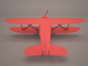 the consolidated model 14 fleet biplane 3D 模型