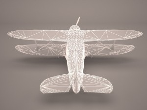 the consolidated model 14 fleet biplane 3D 模型
