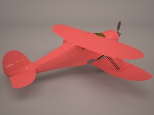 the consolidated model 14 fleet biplane 3D 模型