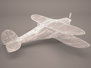 the consolidated model 14 fleet biplane 3D 模型