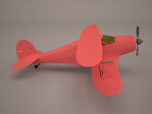 the consolidated model 14 fleet biplane 3D 模型