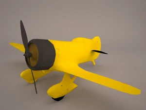 ジービーr飛行機 3Dモデル