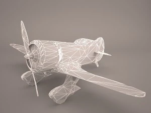 geebee r airplane 3D Model