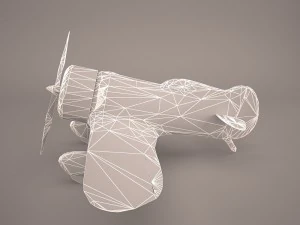 geebee r airplane 3D Model