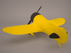 geebee r airplane Model 3D