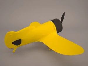 geebee r airplane 3D Model
