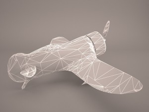 geebee r airplane Model 3D