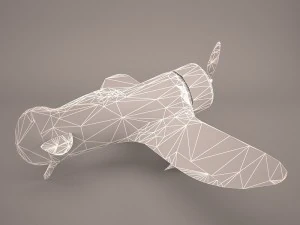 geebee r airplane 3D Model