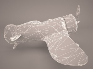 geebee r airplane Model 3D