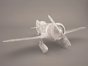 geebee r airplane 3D Model