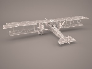 fokker r7 triplane 1 Model 3D
