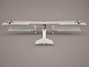fokker r7 triplane 1 Model 3D