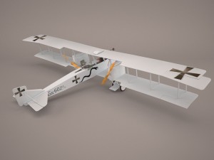 fokker r7 triplane 1 Model 3D